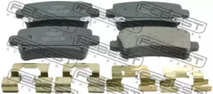 1801-INSR FEBEST Комплект тормозных колодок, дисковый тормоз