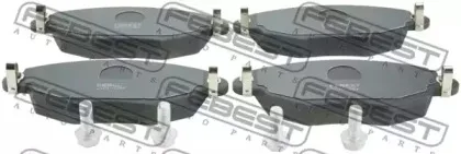 2101-GEF FEBEST Комплект тормозных колодок, дисковый тормоз