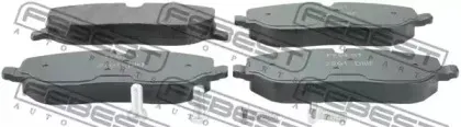 2901-DIIIF FEBEST Комплект тормозных колодок, дисковый тормоз