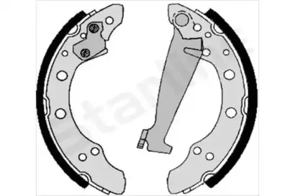 BC 06830 STARLINE Комплект тормозных колодок