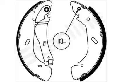 BC 07790 STARLINE Комплект тормозных колодок