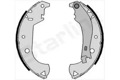 BC 07810 STARLINE Комплект тормозных колодок
