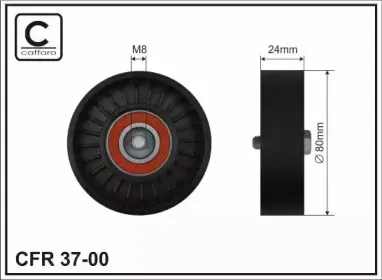 37-00 CAFFARO Паразитный / ведущий ролик, поликлиновой ремень