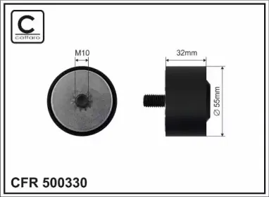 500330 CAFFARO Паразитный / ведущий ролик, поликлиновой ремень