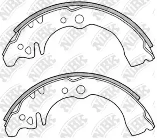 FN0029 NiBK Комплект тормозных колодок