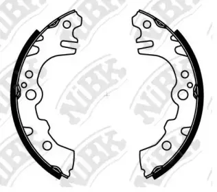 FN0042 NiBK Комплект тормозных колодок