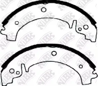 FN0503 NiBK Комплект тормозных колодок