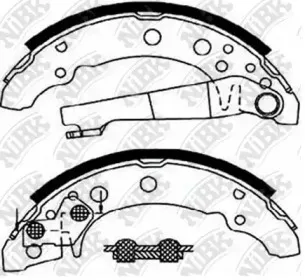 FN0505 NiBK Комплект тормозных колодок