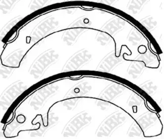 FN0511 NiBK Комплект тормозных колодок