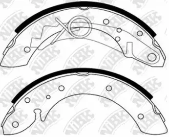 FN0600 NiBK Комплект тормозных колодок