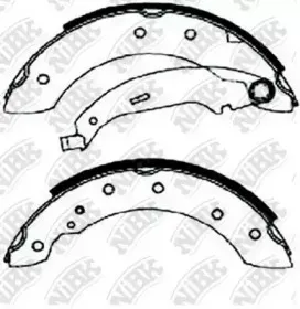 FN0602 NiBK Комплект тормозных колодок