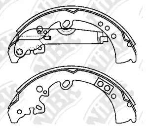 FN0620 NiBK Комплект тормозных колодок