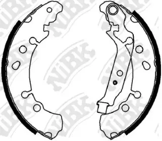 FN0622 NiBK Комплект тормозных колодок