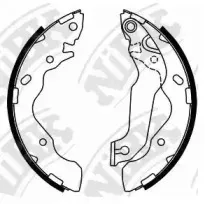 FN11189 NiBK Комплект тормозных колодок, стояночная тормозная система