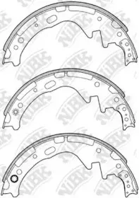 FN1171 NiBK Комплект тормозных колодок
