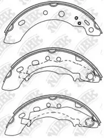 FN1251 NiBK Комплект тормозных колодок