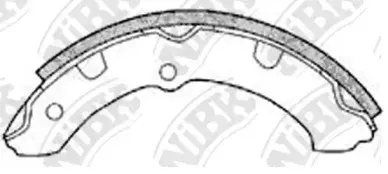 FN2286 NiBK Комплект тормозных колодок