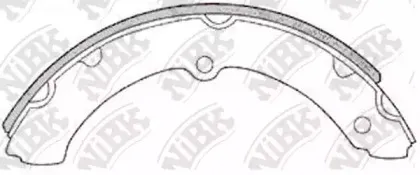 FN2295 NiBK Комплект тормозных колодок