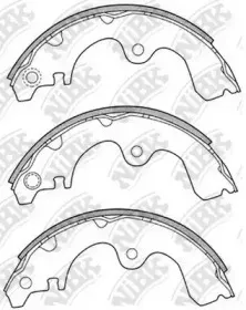 FN2326 NiBK Комплект тормозных колодок