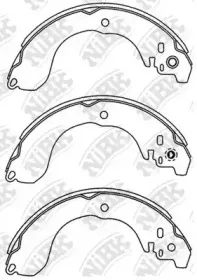 FN2398 NiBK Комплект тормозных колодок