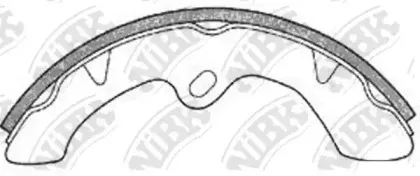 FN3334 NiBK Комплект тормозных колодок