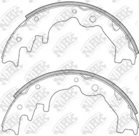 FN3378 NiBK Комплект тормозных колодок