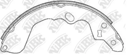 FN3386 NiBK Комплект тормозных колодок