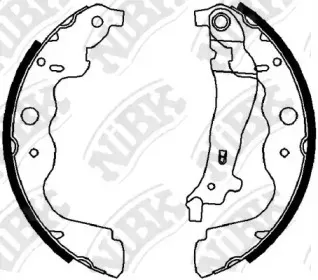 FN43551 NiBK Комплект тормозных колодок