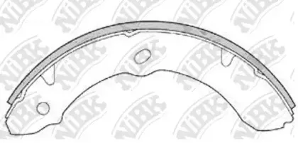 FN4434 NiBK Комплект тормозных колодок