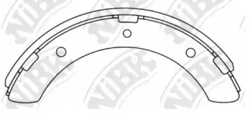 FN6602 NiBK Комплект тормозных колодок