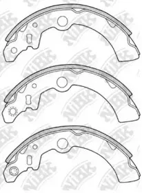 FN7750 NiBK Комплект тормозных колодок