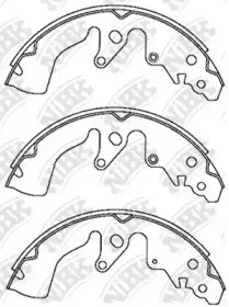 FN9970 NiBK Комплект тормозных колодок