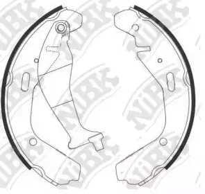 FN9977 NiBK Комплект тормозных колодок