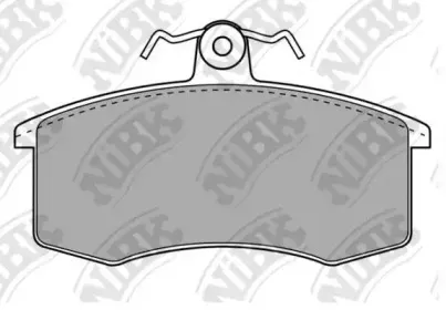 PN0223 NiBK Комплект тормозных колодок, дисковый тормоз
