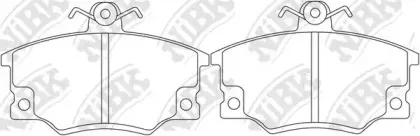 PN0235 NiBK Комплект тормозных колодок, дисковый тормоз
