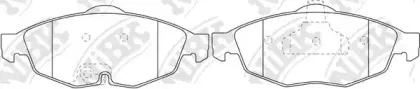 PN0320 NiBK Комплект тормозных колодок, дисковый тормоз