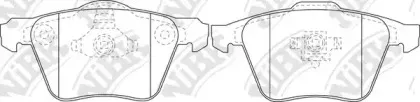 PN0352 NiBK Комплект тормозных колодок, дисковый тормоз