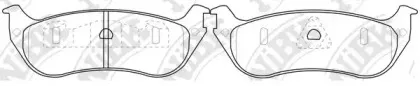 PN0379 NiBK Комплект тормозных колодок, дисковый тормоз