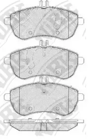 PN0452 NiBK Комплект тормозных колодок, дисковый тормоз