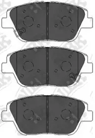 PN0536 NiBK Комплект тормозных колодок, дисковый тормоз