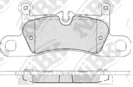 PN0565 NiBK Комплект тормозных колодок, дисковый тормоз