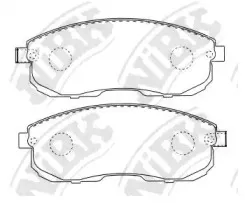 PN2474 NiBK Комплект тормозных колодок, дисковый тормоз