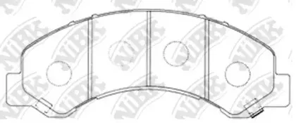 PN4491 NiBK Комплект тормозных колодок, дисковый тормоз