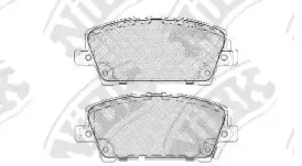 PN8866 NiBK Комплект тормозных колодок, дисковый тормоз