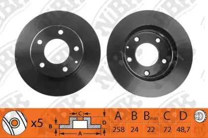 RN1061 NiBK Тормозной диск