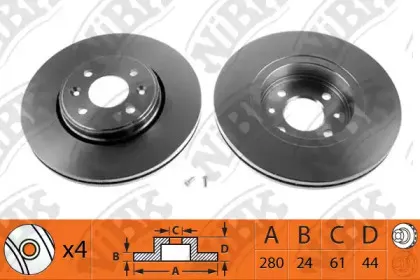RN1126 NiBK Тормозной диск