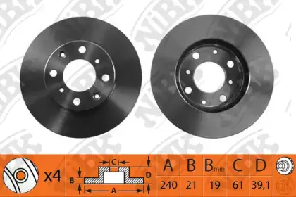 RN1138 NiBK Тормозной диск