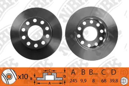 RN1153 NiBK Тормозной диск