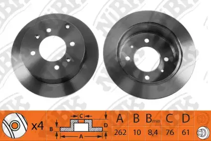 RN1175 NiBK Тормозной диск