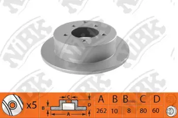 RN1367 NiBK Тормозной диск